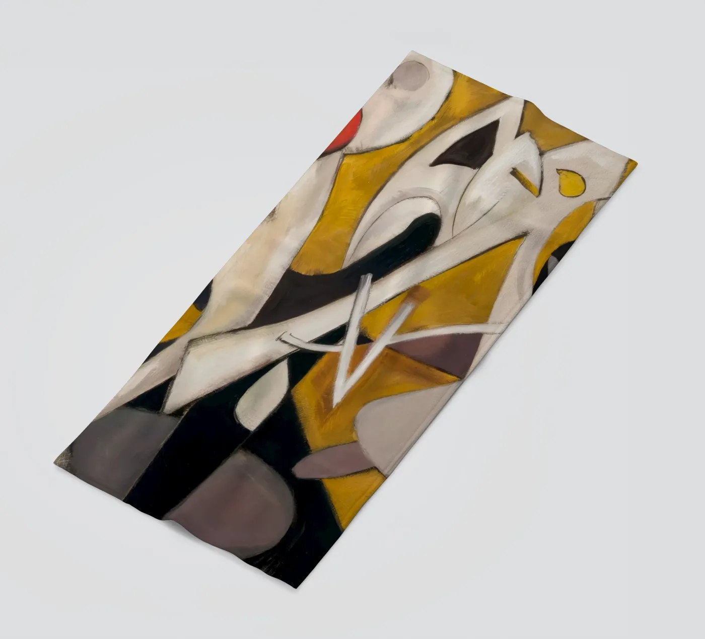 Triangular Pulse Dance beach towel by Obisidian Brush