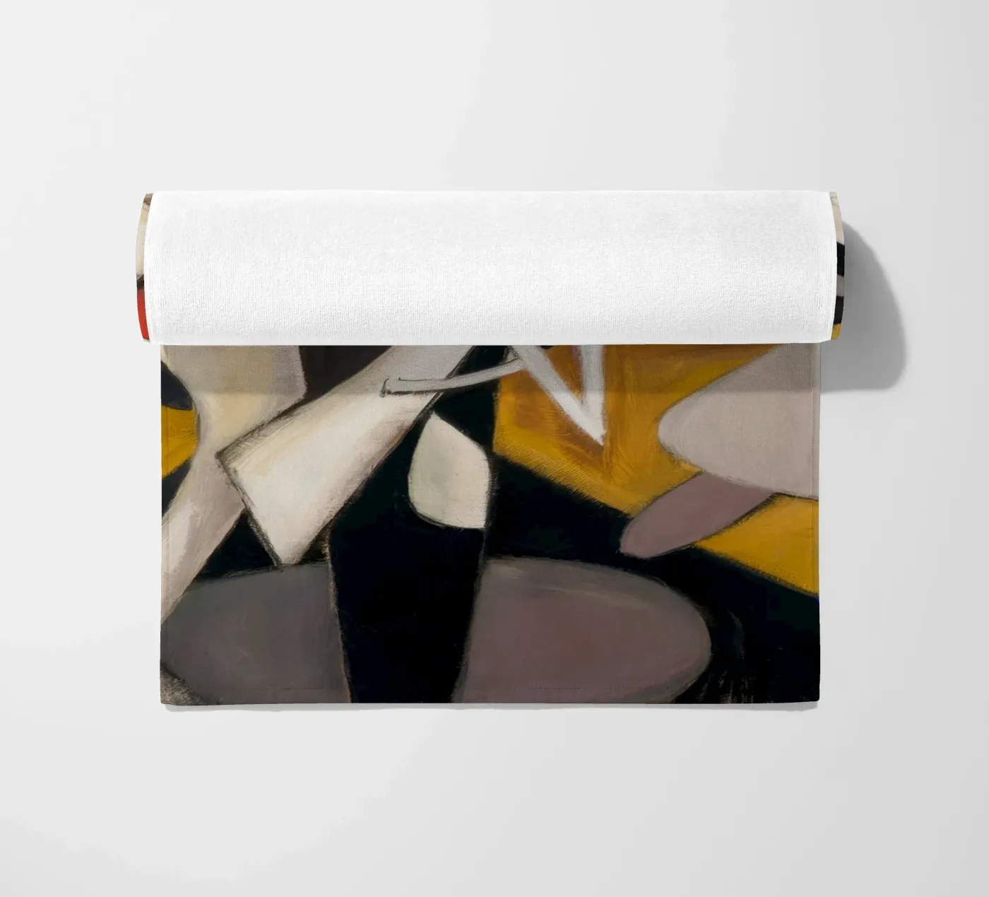 Triangular Pulse Dance beach towel by Obisidian Brush