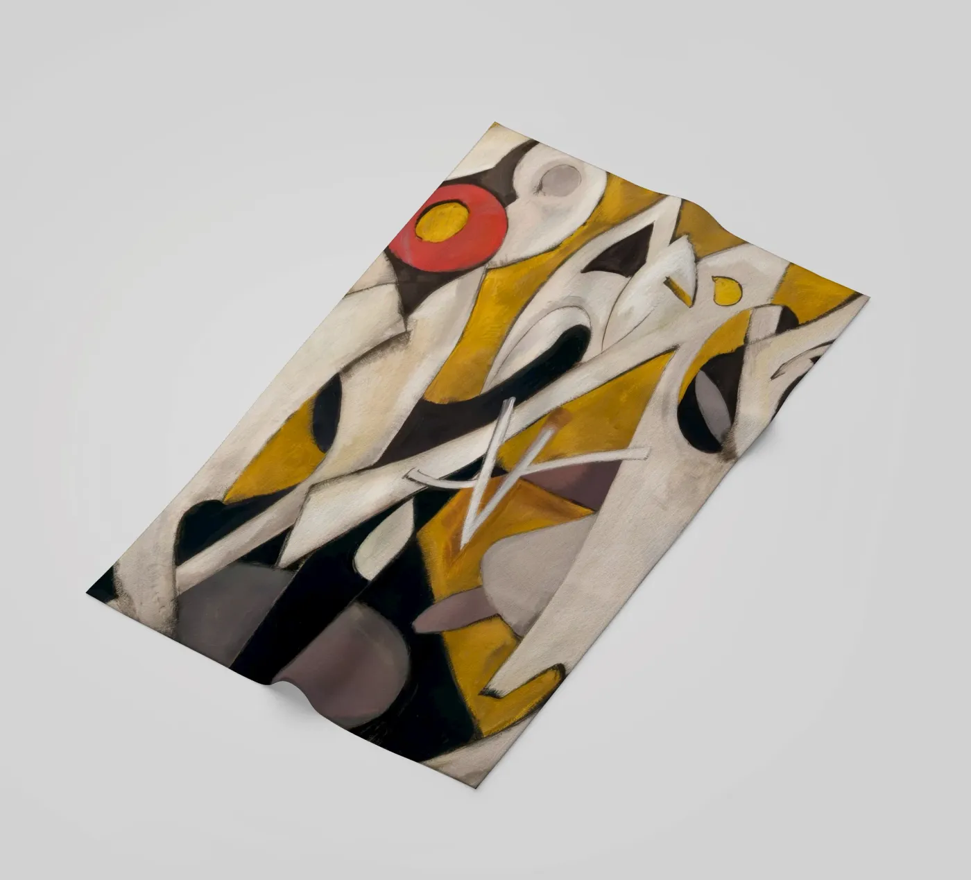 Triangular Pulse Dance beach towel by Obisidian Brush
