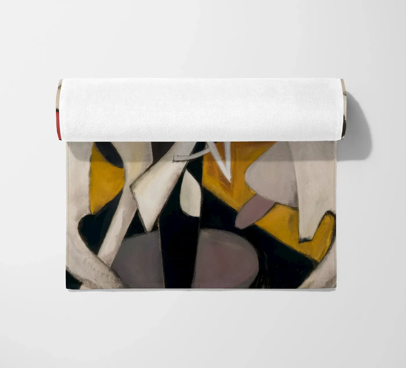 Triangular Pulse Dance beach towel by Obisidian Brush