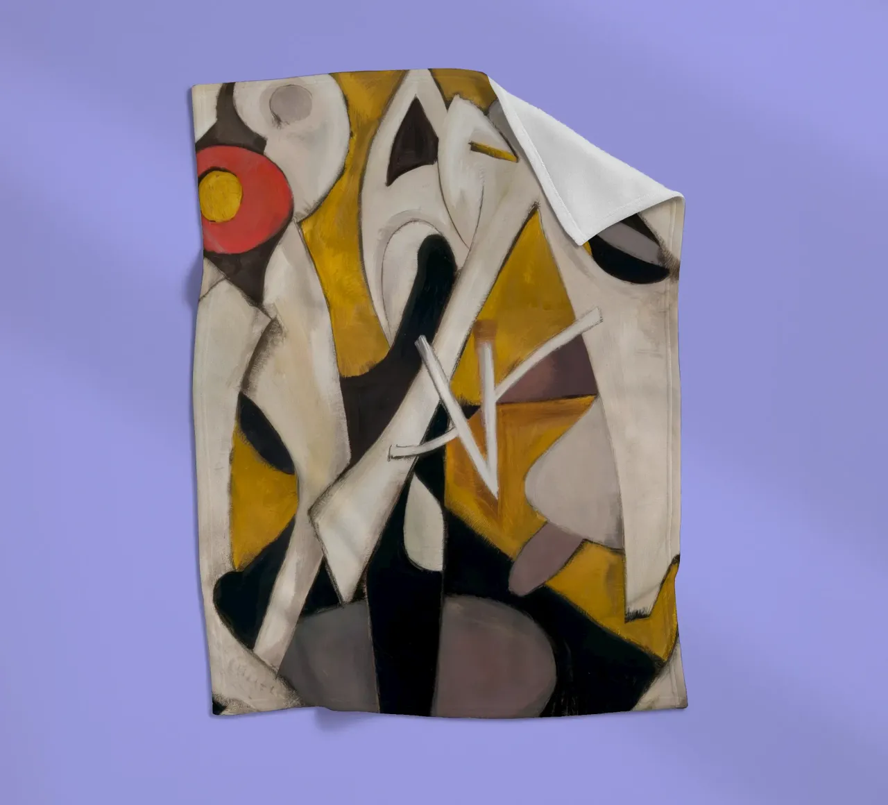 Triangular Pulse Dance fleece blanket by Obisidian Brush