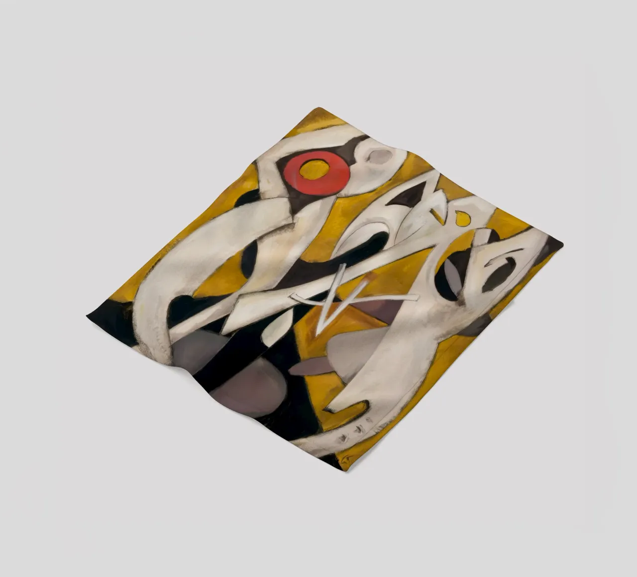 Triangular Pulse Dance fleece blanket by Obisidian Brush