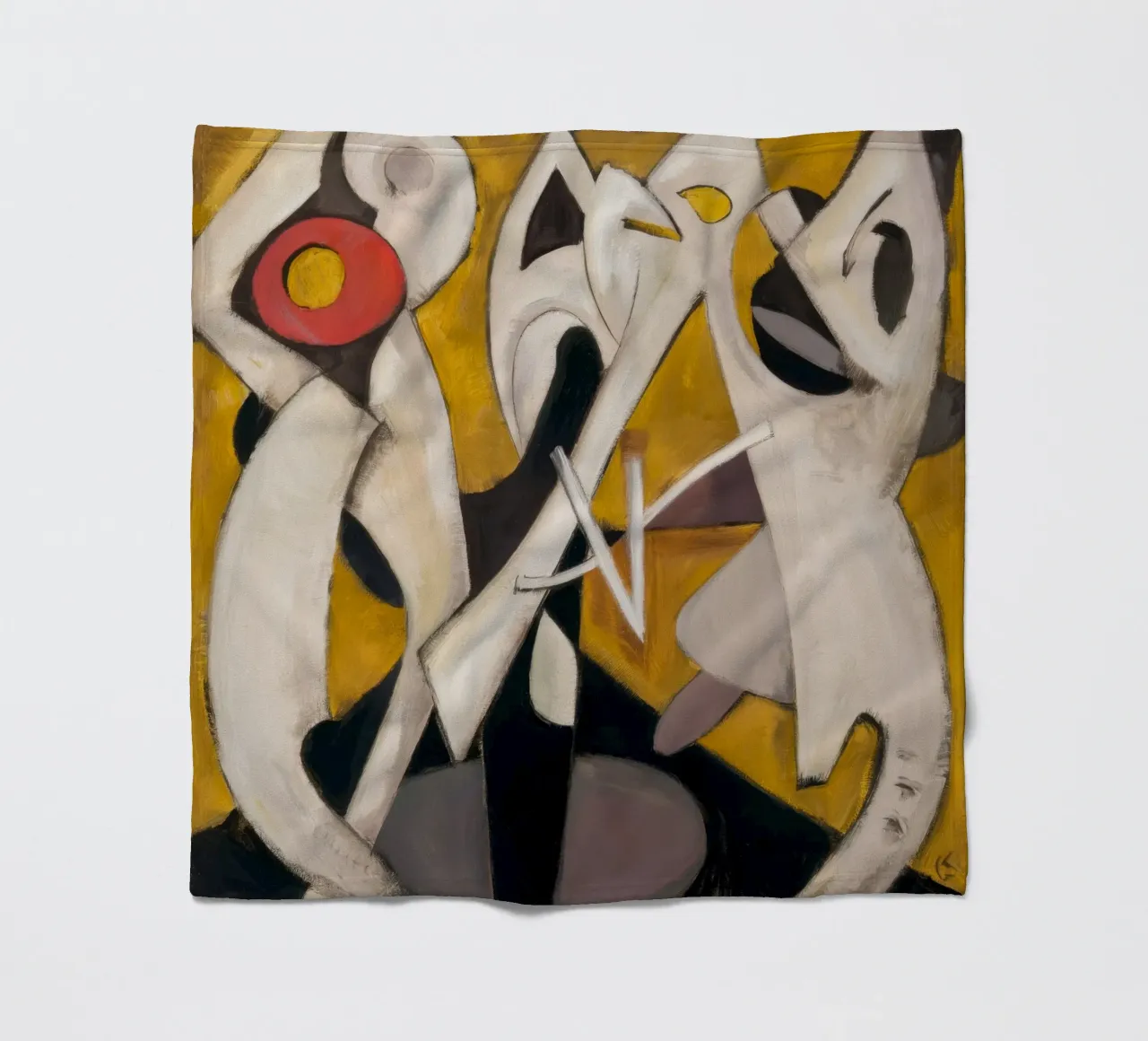 Triangular Pulse Dance fleece blanket by Obisidian Brush