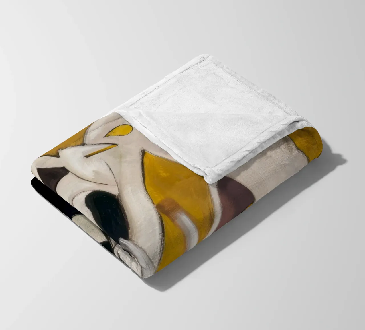Triangular Pulse Dance fleece blanket by Obisidian Brush