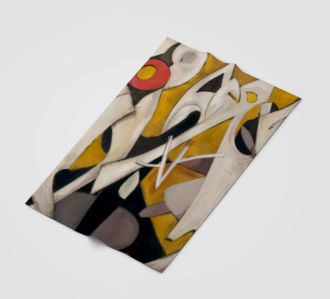 Triangular Pulse Dance fleece blanket by Obisidian Brush
