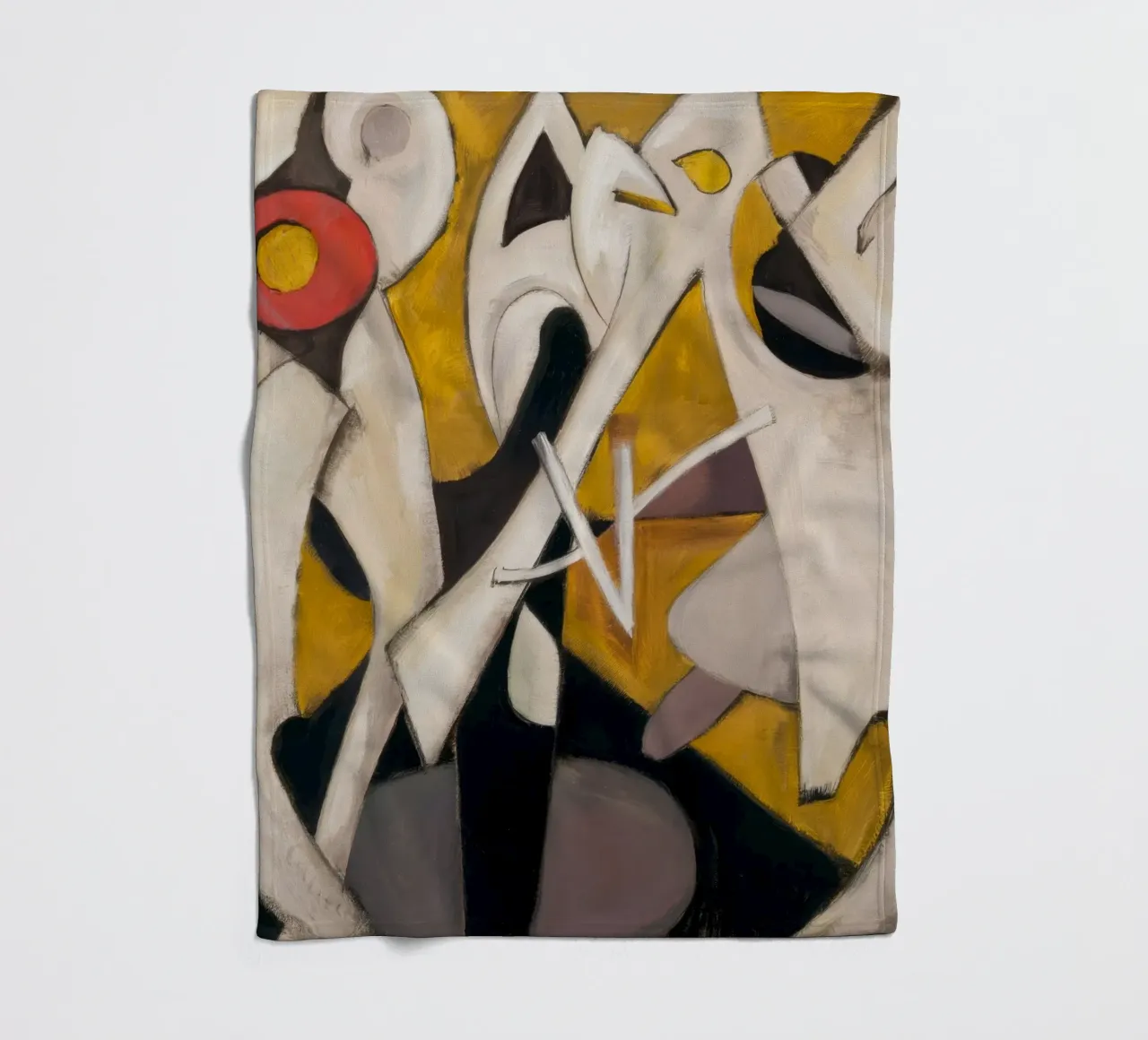 Triangular Pulse Dance fleece blanket by Obisidian Brush