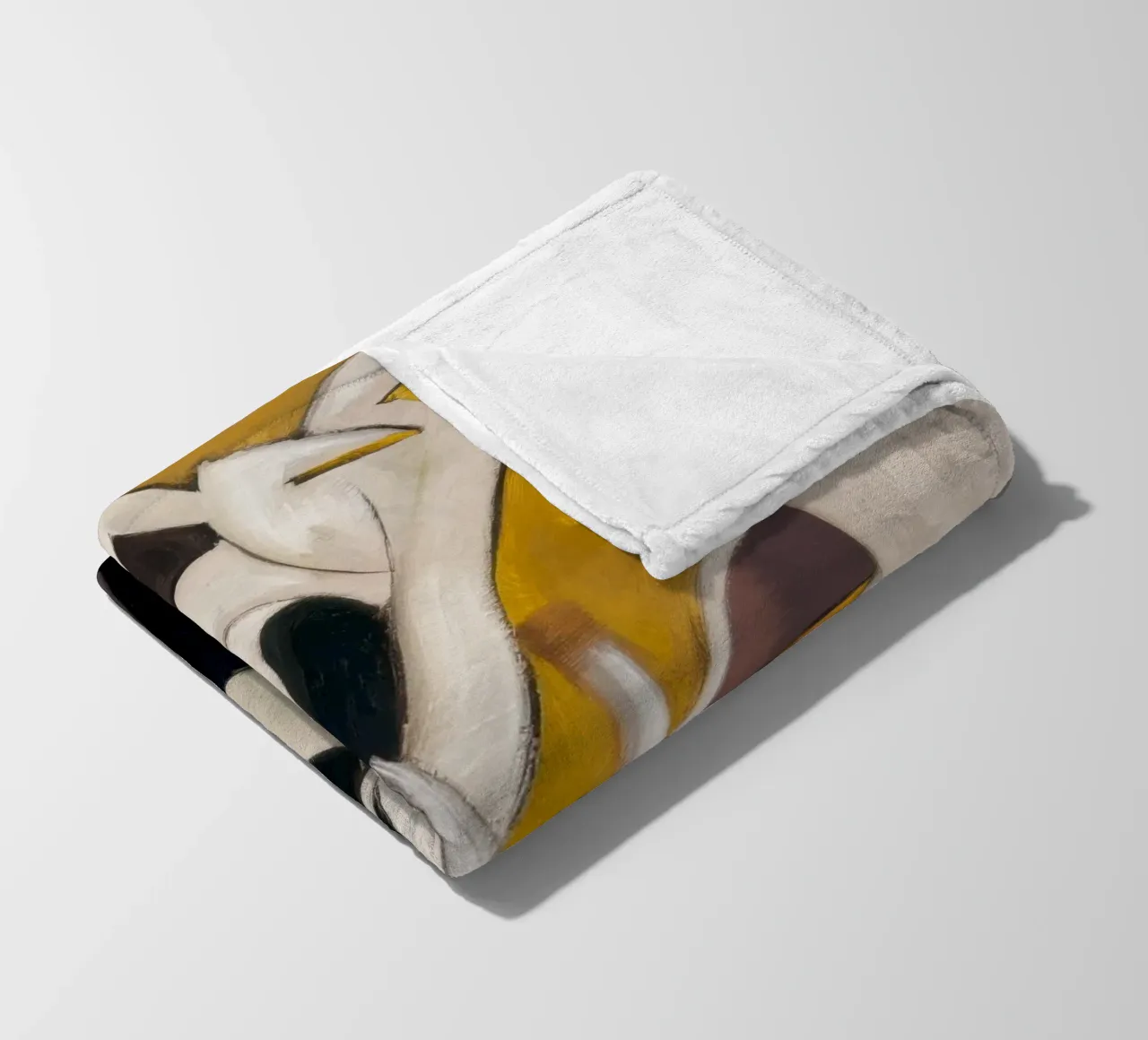 Triangular Pulse Dance fleece blanket by Obisidian Brush