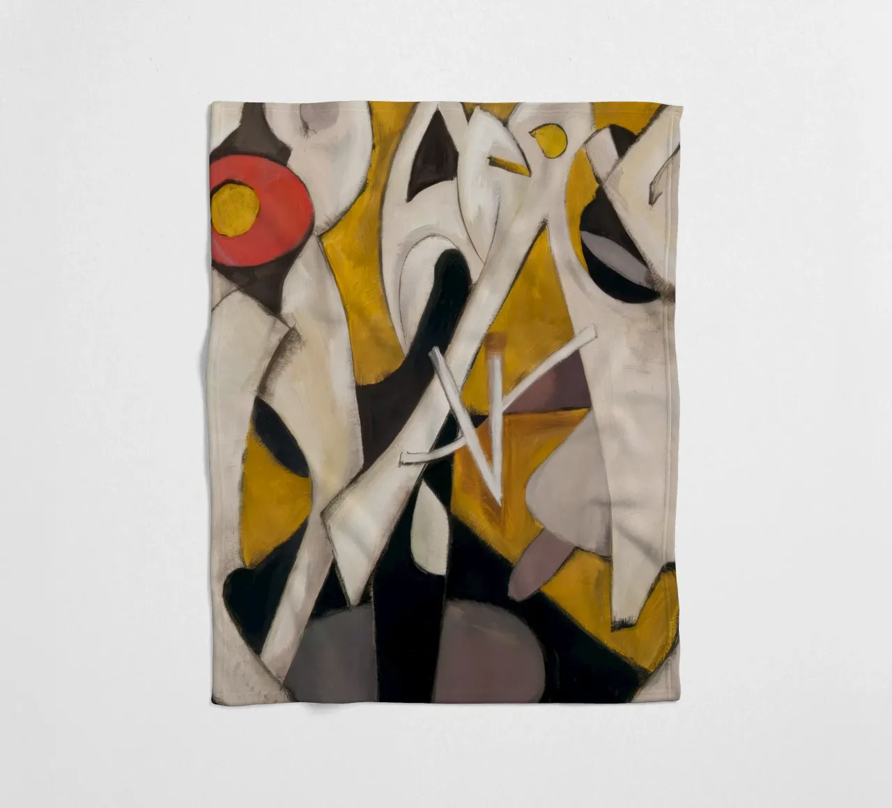 Triangular Pulse Dance fleece blanket by Obisidian Brush