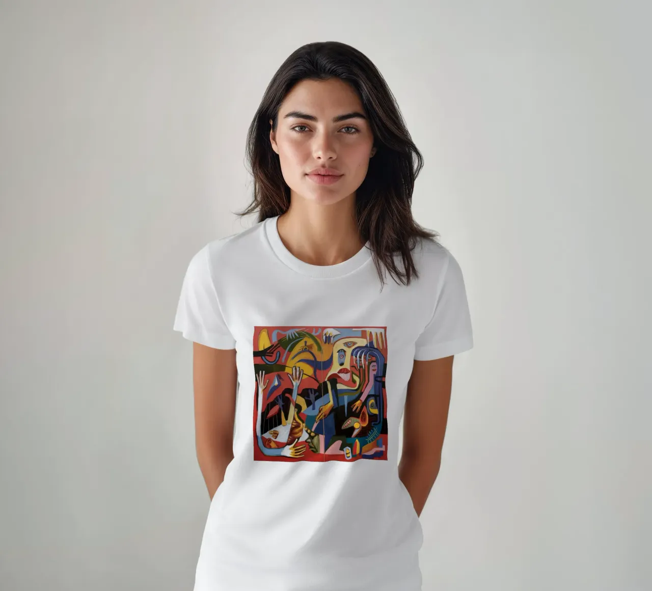 Caos del coro crescente t-shirt da Obisidian Brush