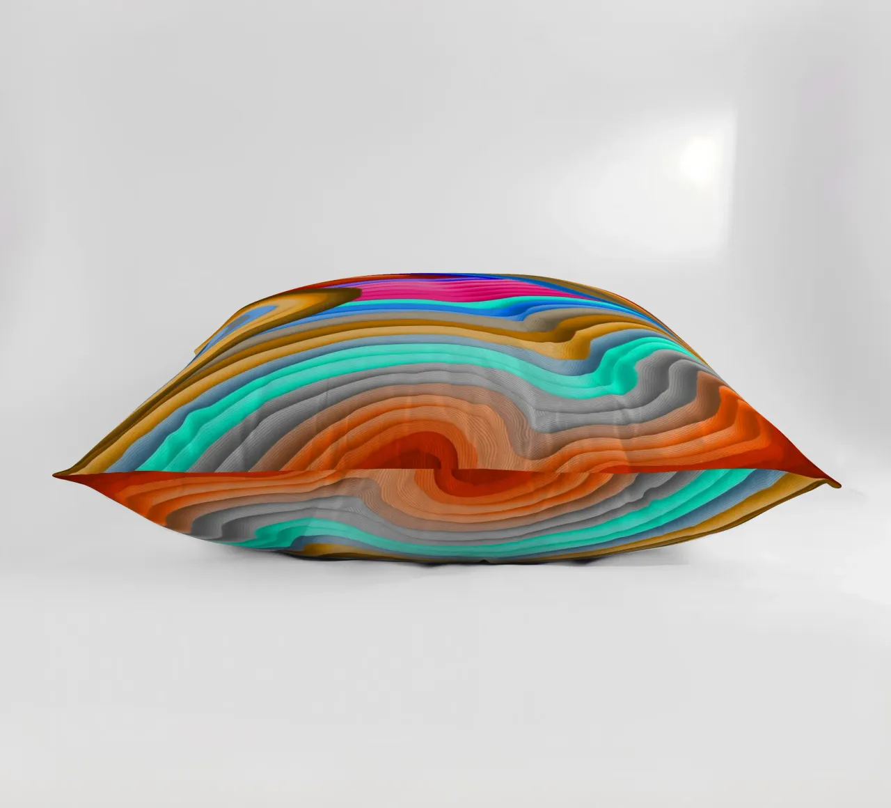 3D Arcobaleno Gradienti Sabbie colorate astratto cuscino da mysteriouscoco