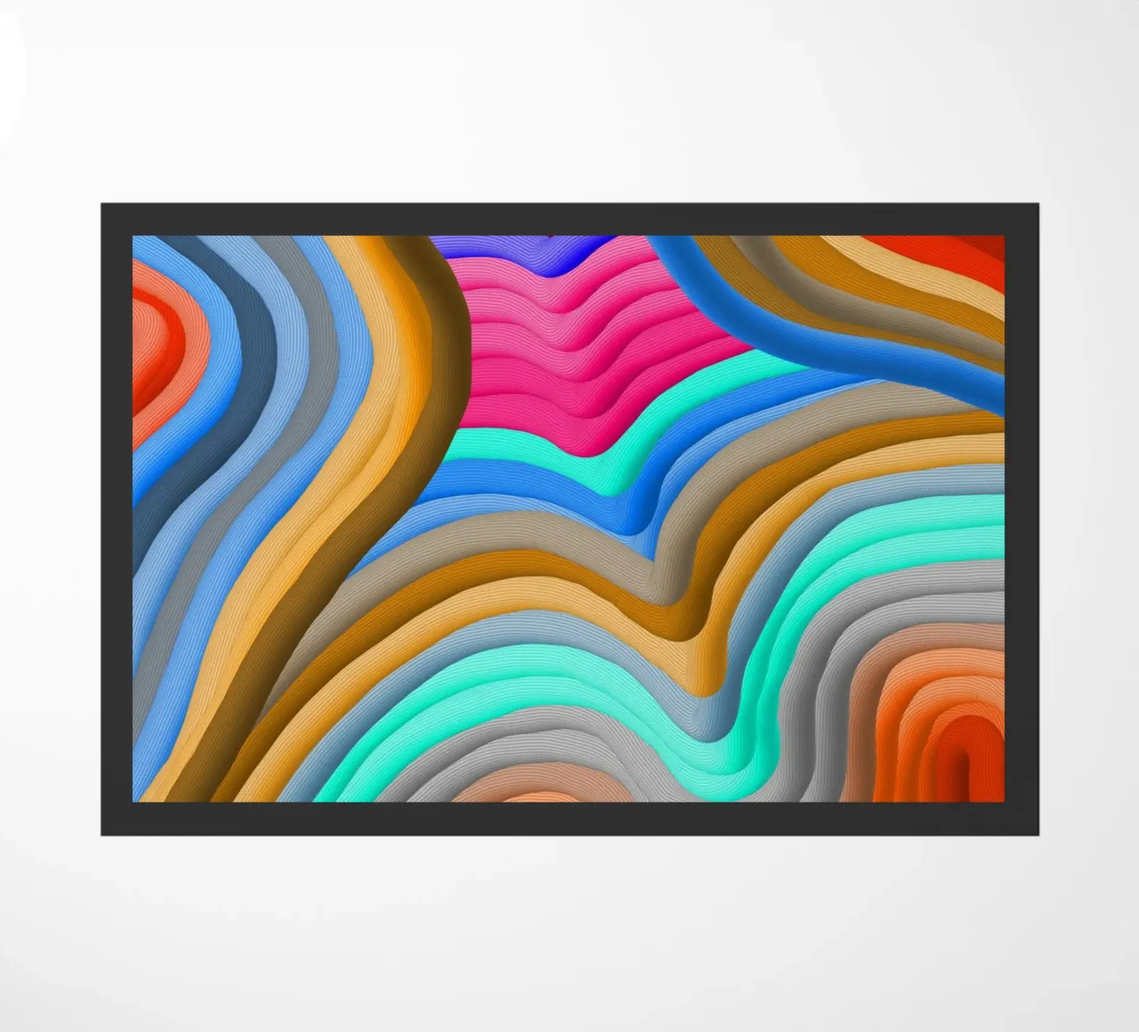 3D Arcobaleno Gradienti Sabbie colorate astratto zerbino da mysteriouscoco