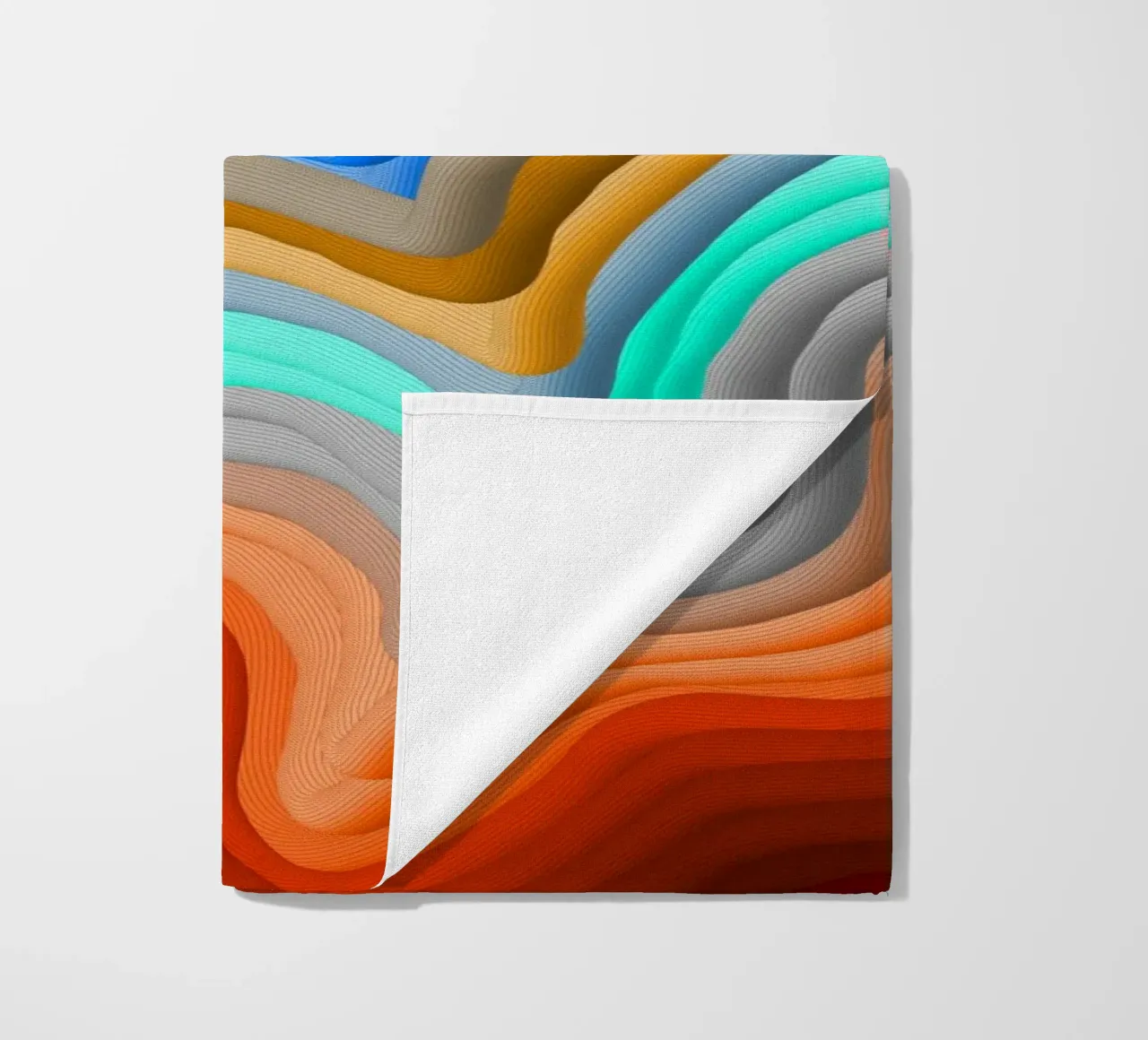 3D Rainbow Gradients Sands colorful abstract telo mare da mysteriouscoco