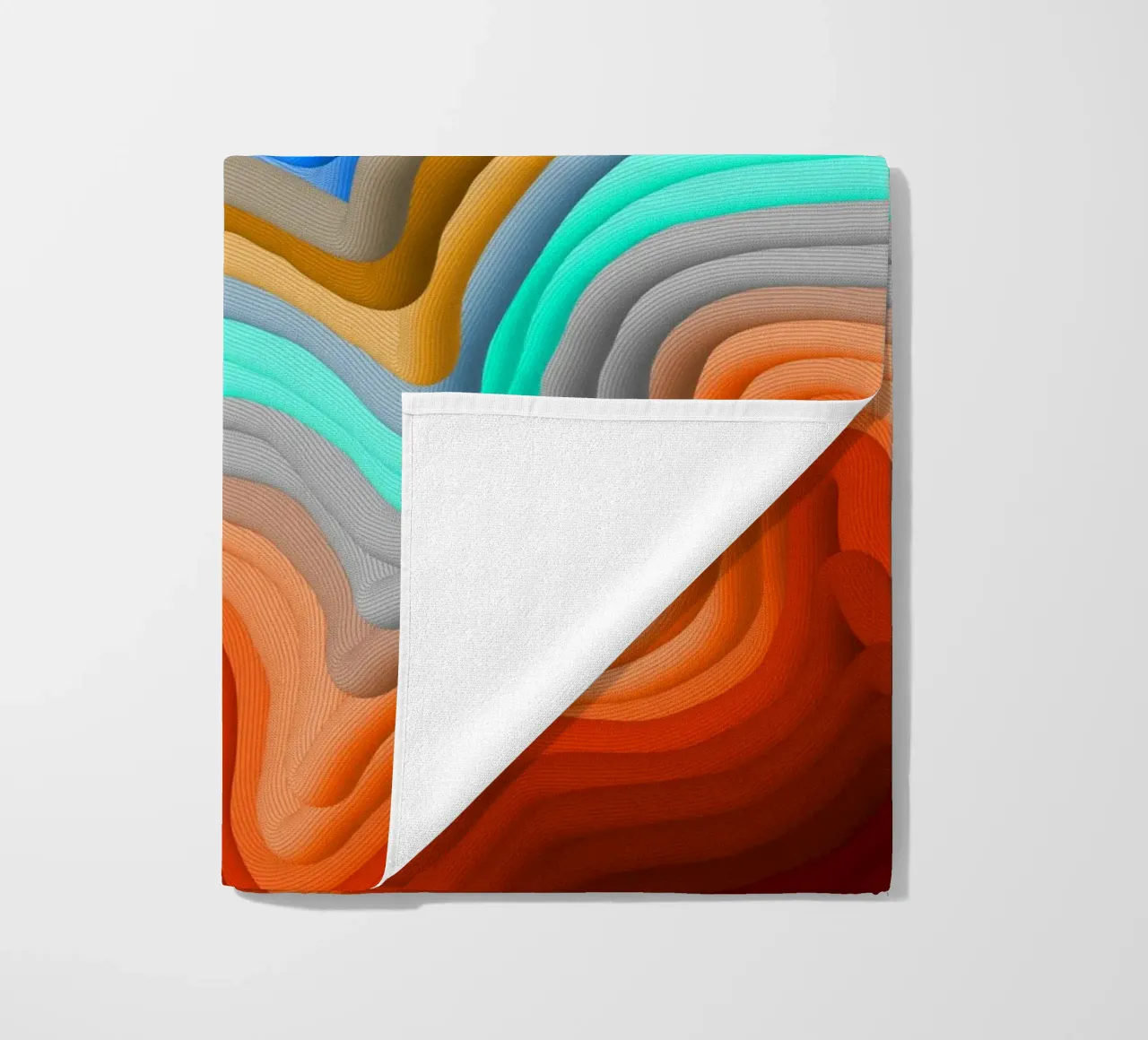 3D Rainbow Gradients Sands colorful abstract telo mare da mysteriouscoco