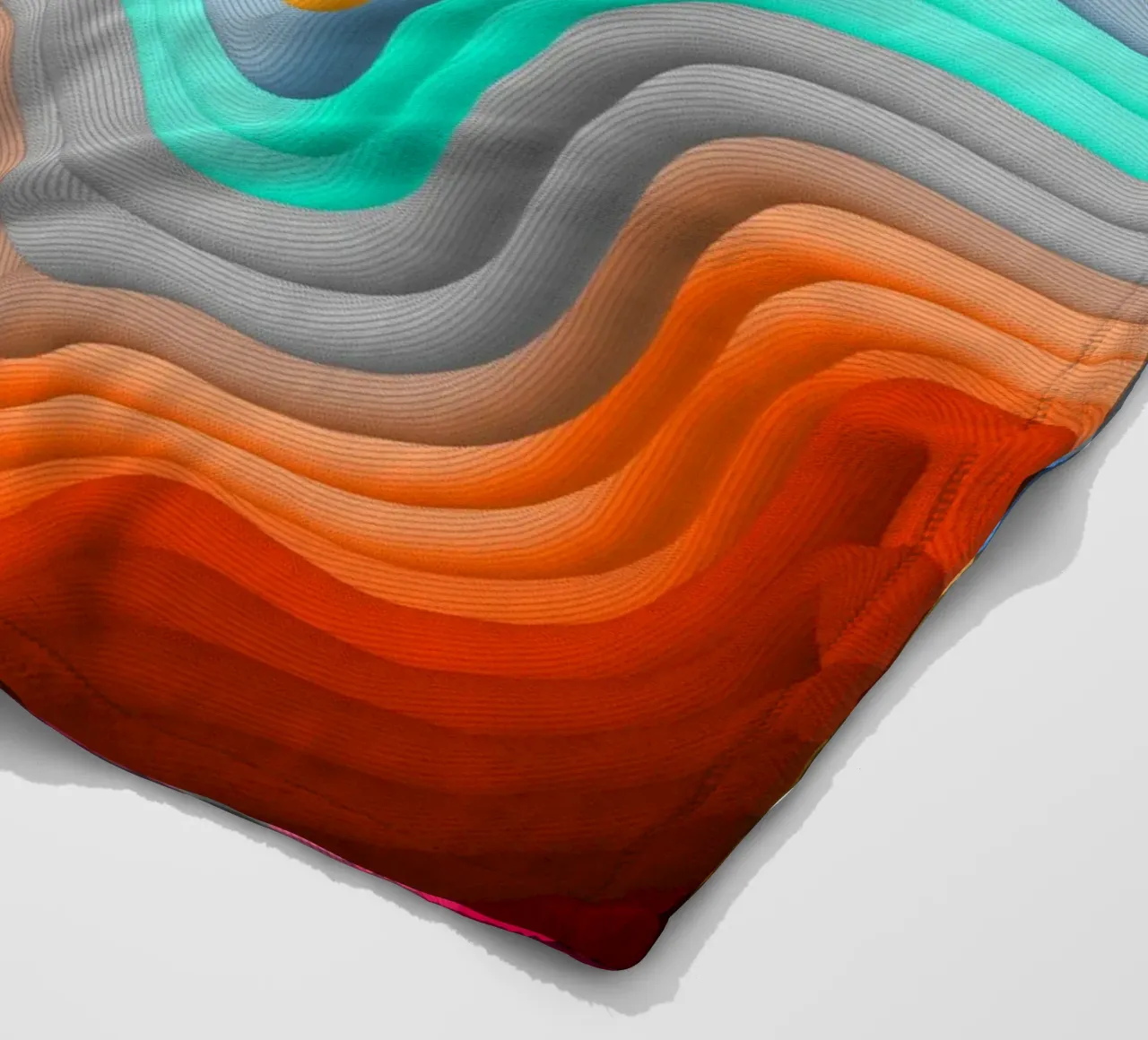 3D Rainbow Gradients Sands colorful abstract coperta in pile da mysteriouscoco