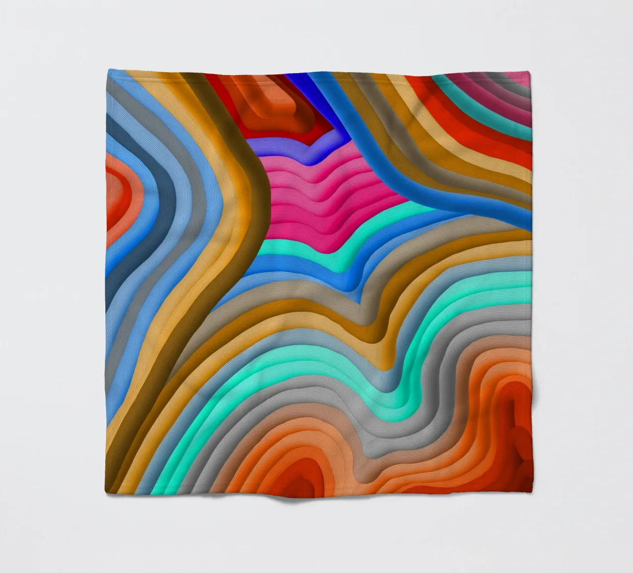 3D Rainbow Gradients Sands colorful abstract coperta in pile da mysteriouscoco
