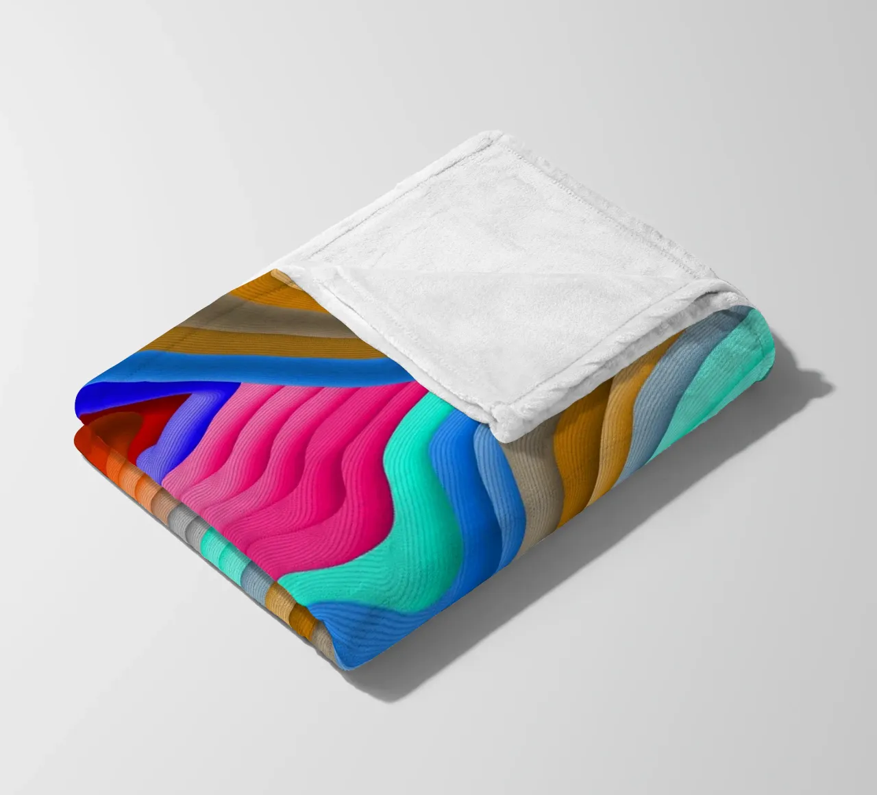 3D Rainbow Gradients Sands colorful abstract coperta in pile da mysteriouscoco