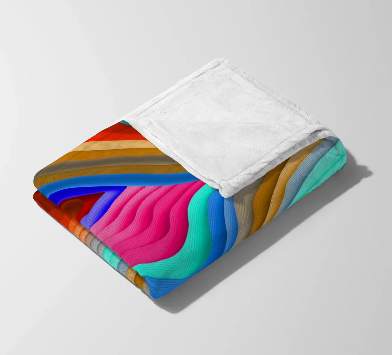 3D Rainbow Gradients Sands colorful abstract coperta in pile da mysteriouscoco