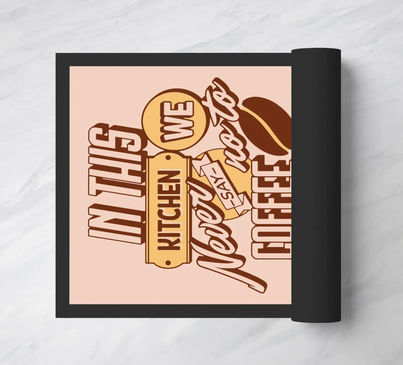 Kitchen Quote doormat by Gunawan Rb