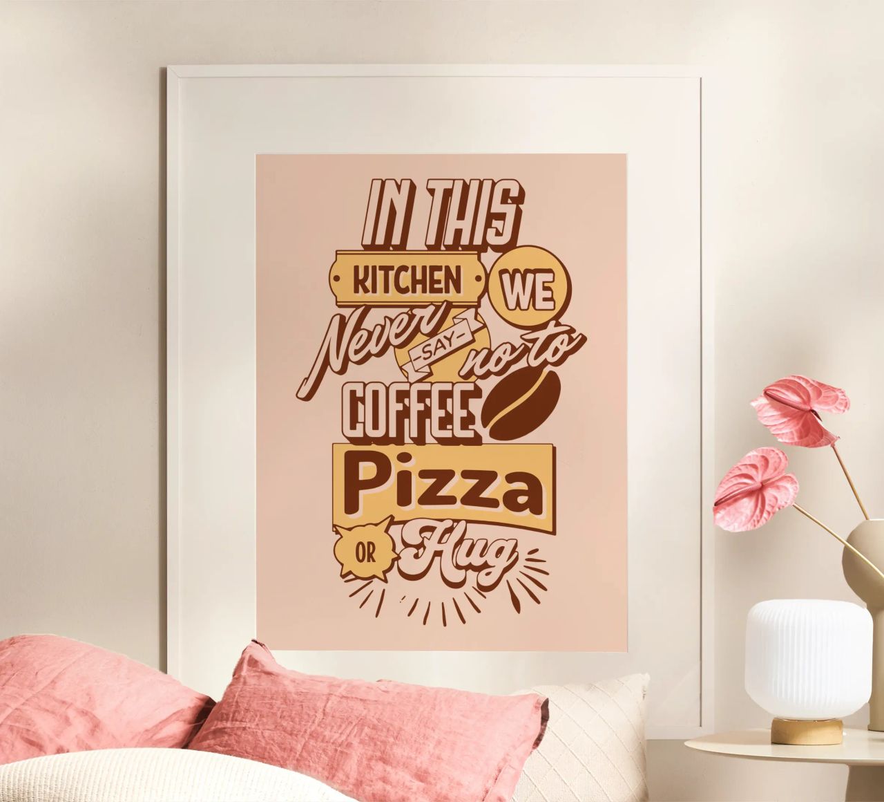 Kitchen Quote Poster von Gunawan Rb