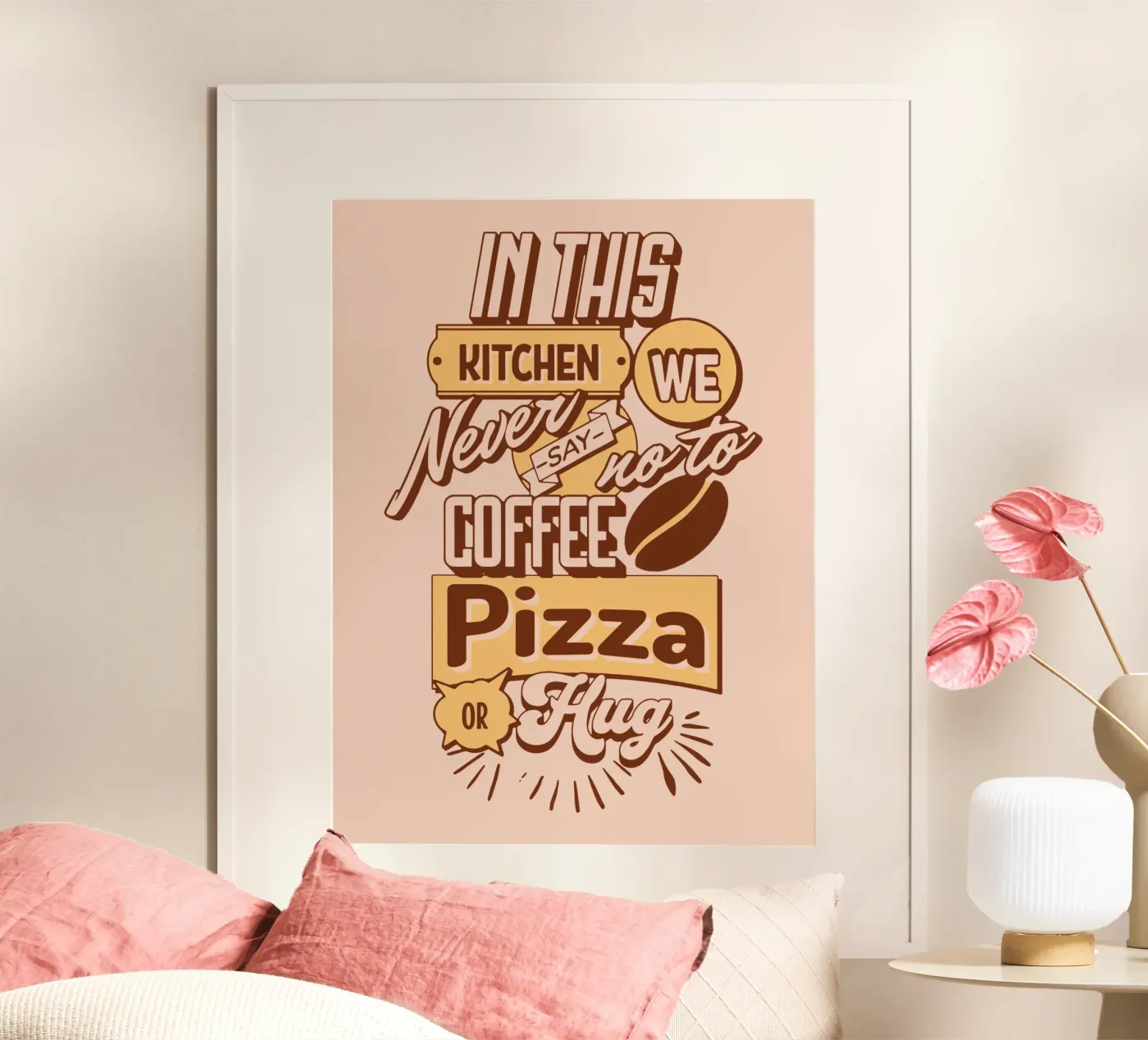 Kitchen Quote poster by Gunawan Rb