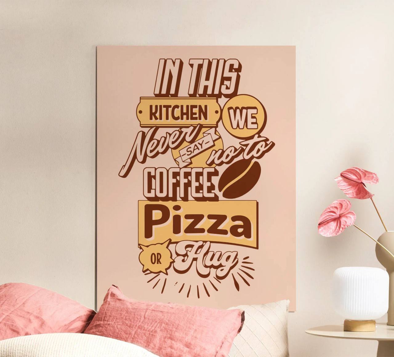 Kitchen Quote Poster von Gunawan Rb