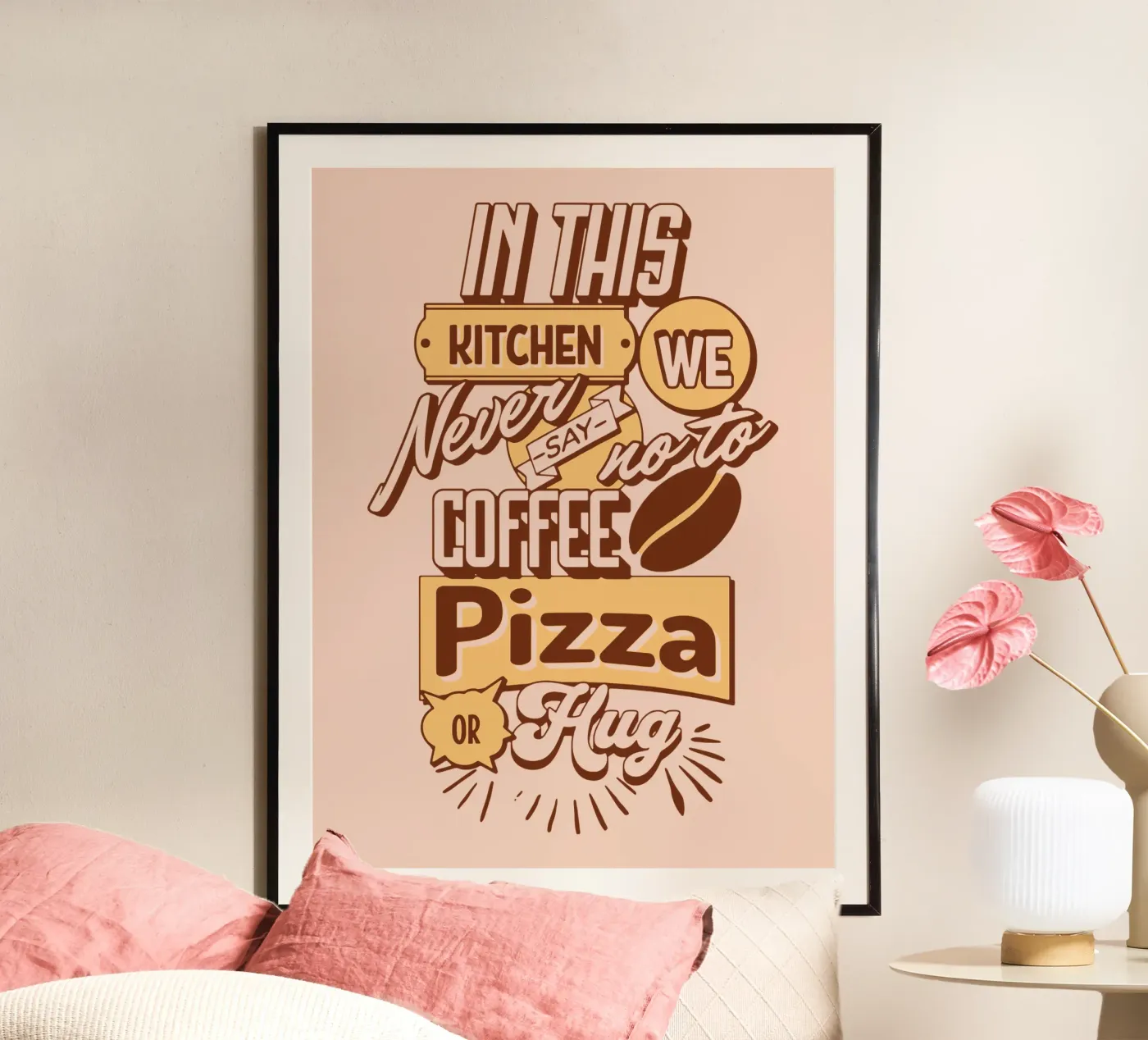 Kitchen Quote poster by Gunawan Rb
