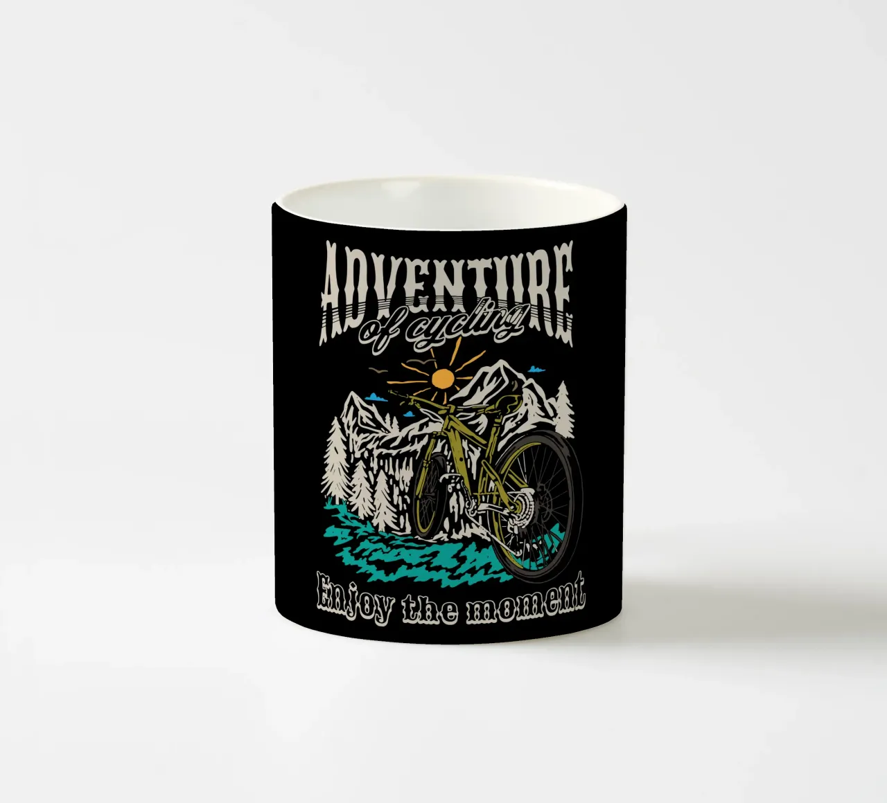 Avventura in bicicletta tazza in ceramica da Gunawan Rb