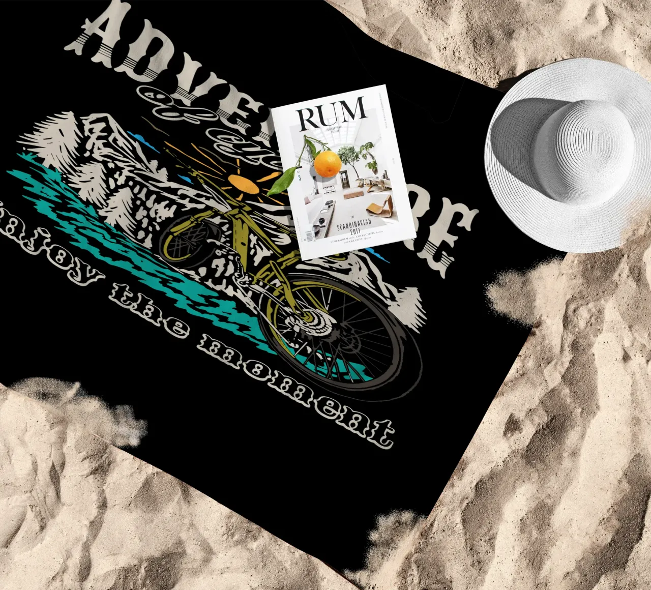 Avventura in bicicletta telo mare da Gunawan Rb