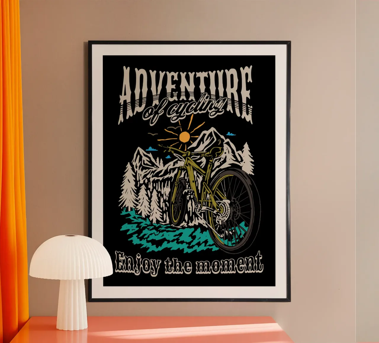 Avventura in bicicletta carta hahnemühle da Gunawan Rb
