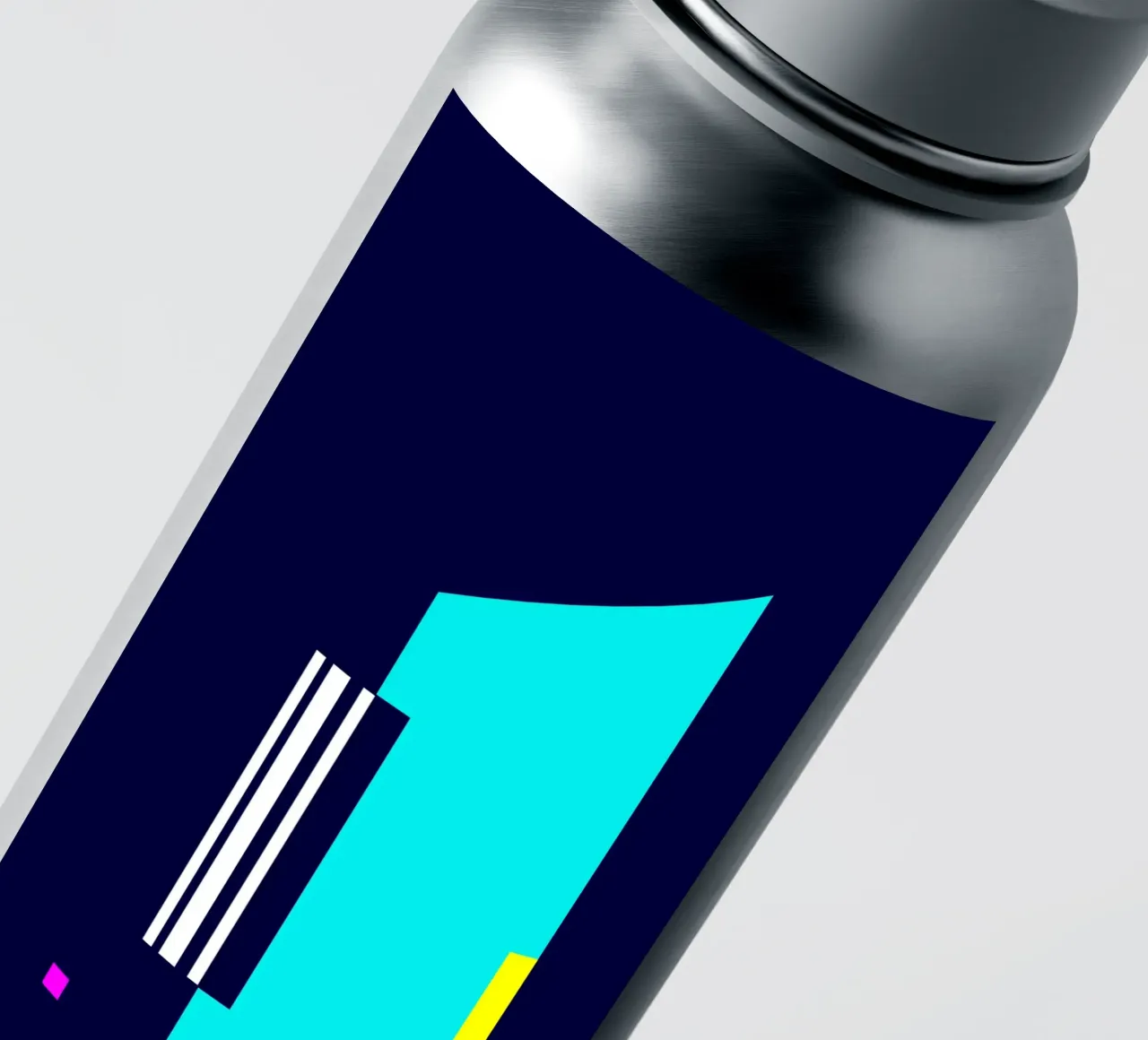 Geometric Contrast – Minimalist Abstract Composition sticker by Artbyvo