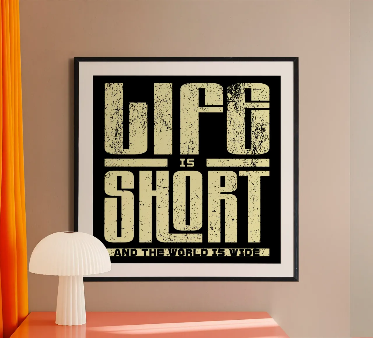La vita è breve poster da Gunawan Rb