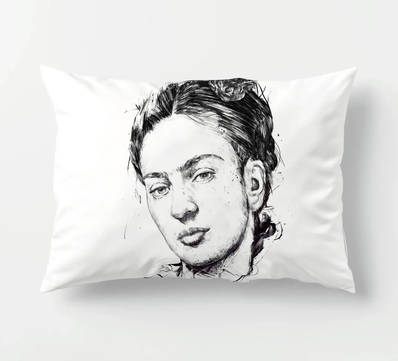 Frida decorative cushion by Balazs Solti