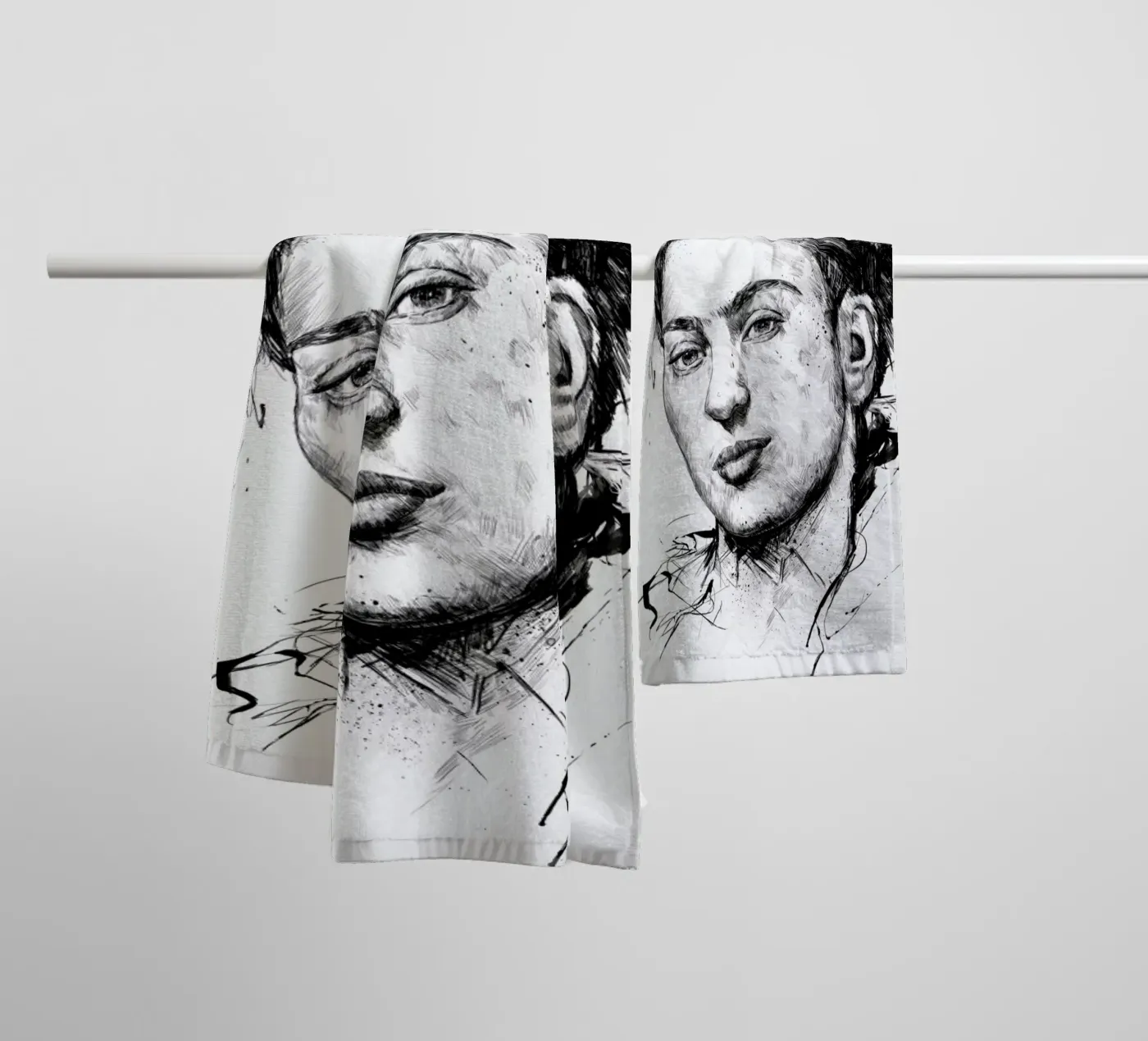 Frida badhanddoek van Balazs Solti