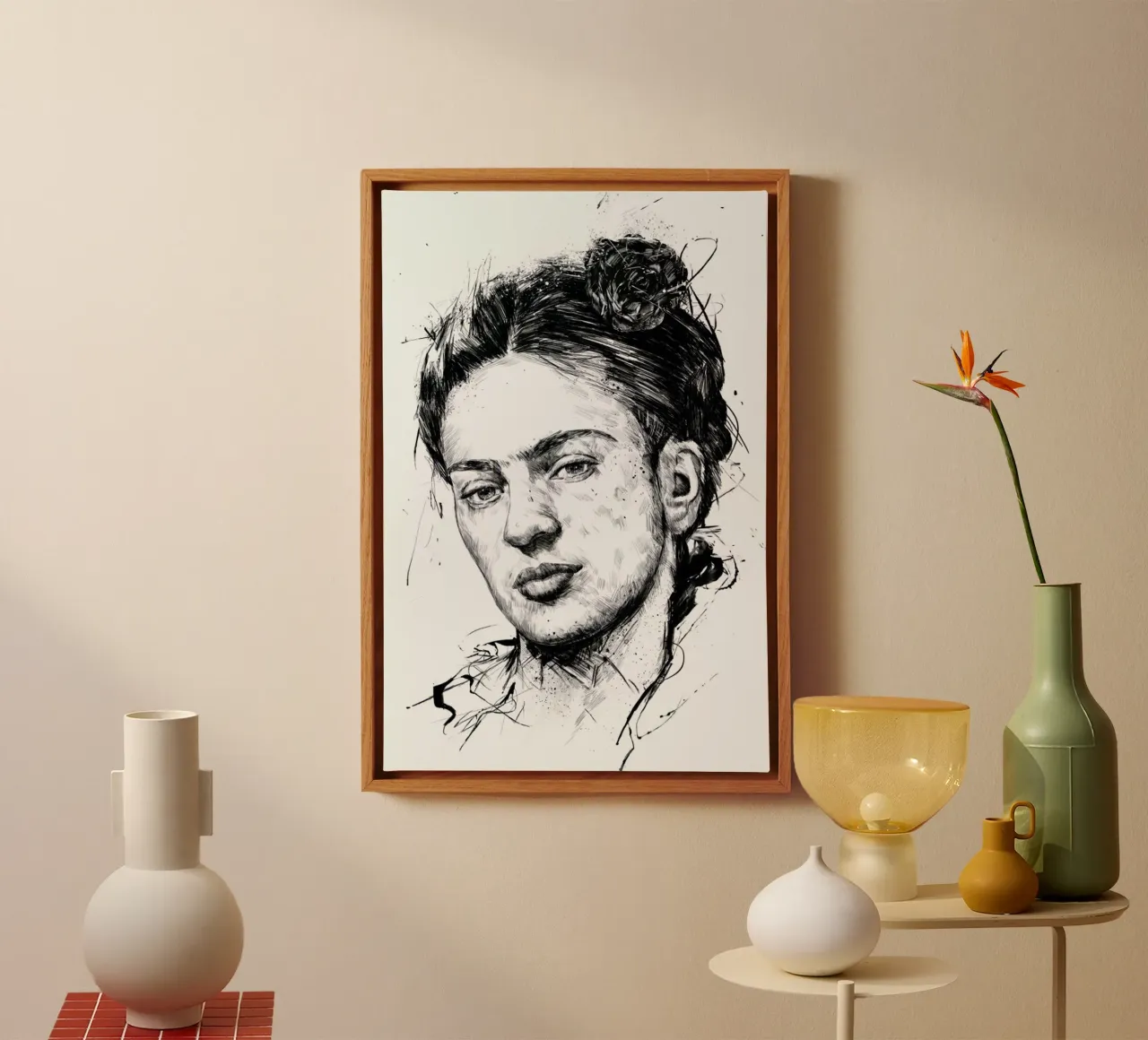 Frida canvas van Balazs Solti