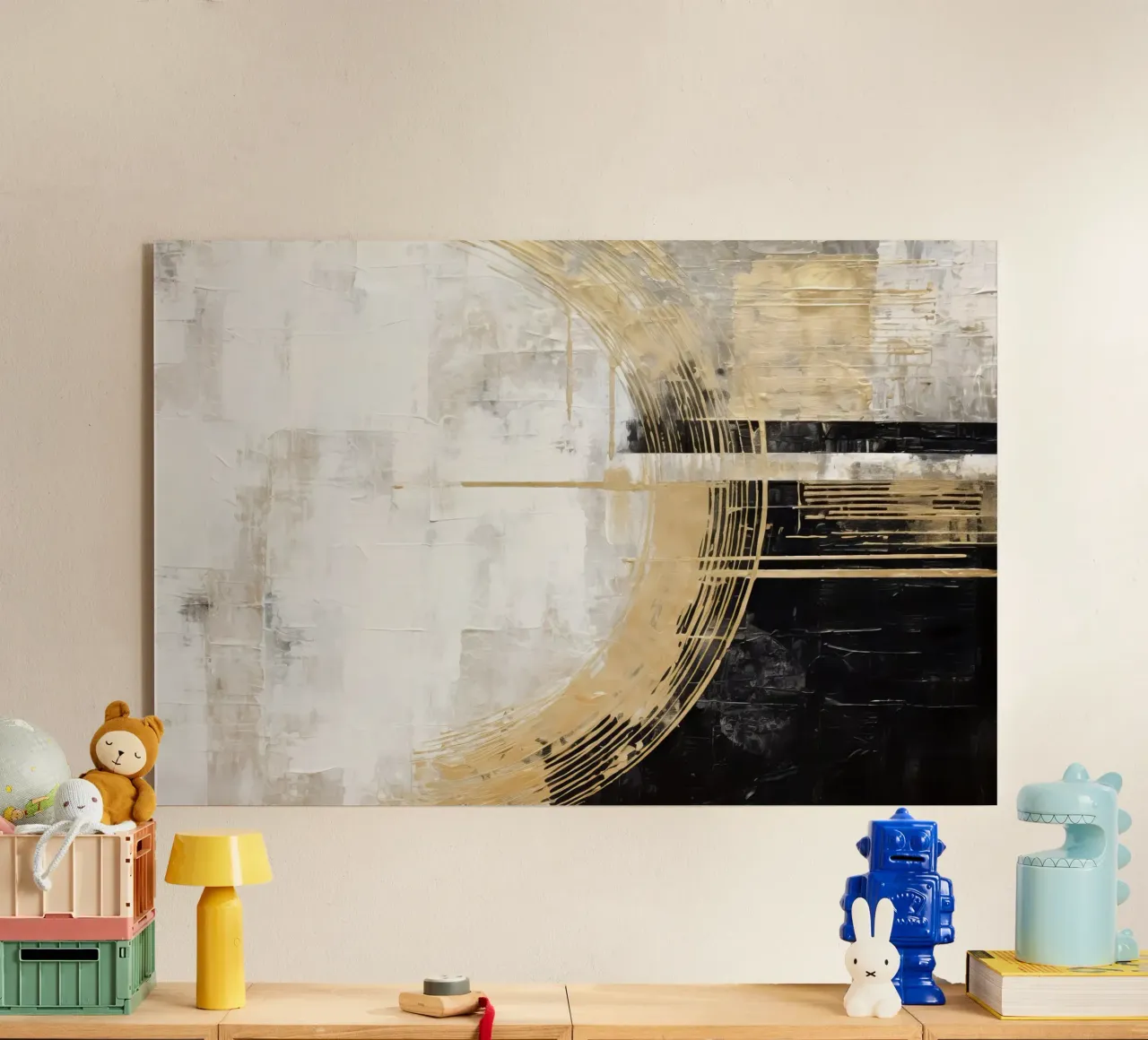 ABSTRAKTE KUNST Echo des Universums metacrilato de Melanie Viola