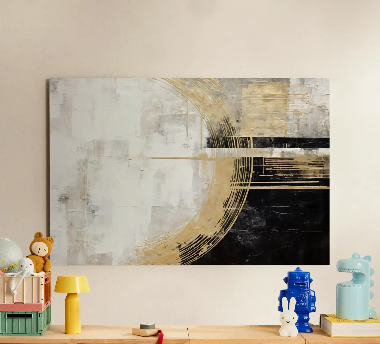ABSTRAKTE KUNST Echo des Universums alu-dibond by Melanie Viola