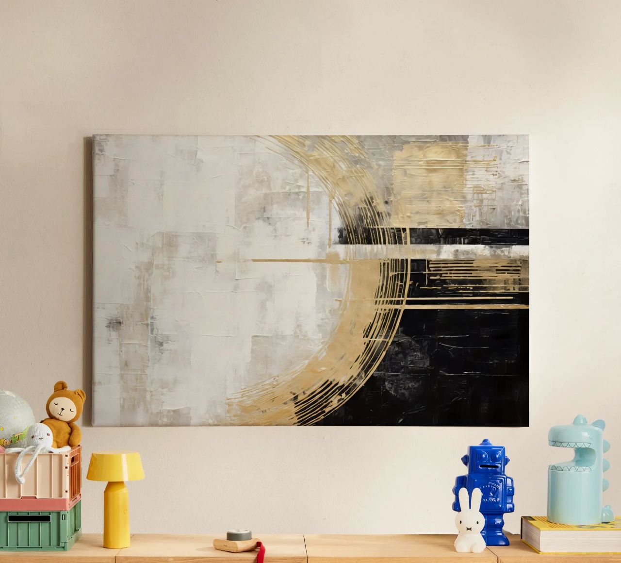 ABSTRAKTE KUNST Echo des Universums Leinwand von Melanie Viola