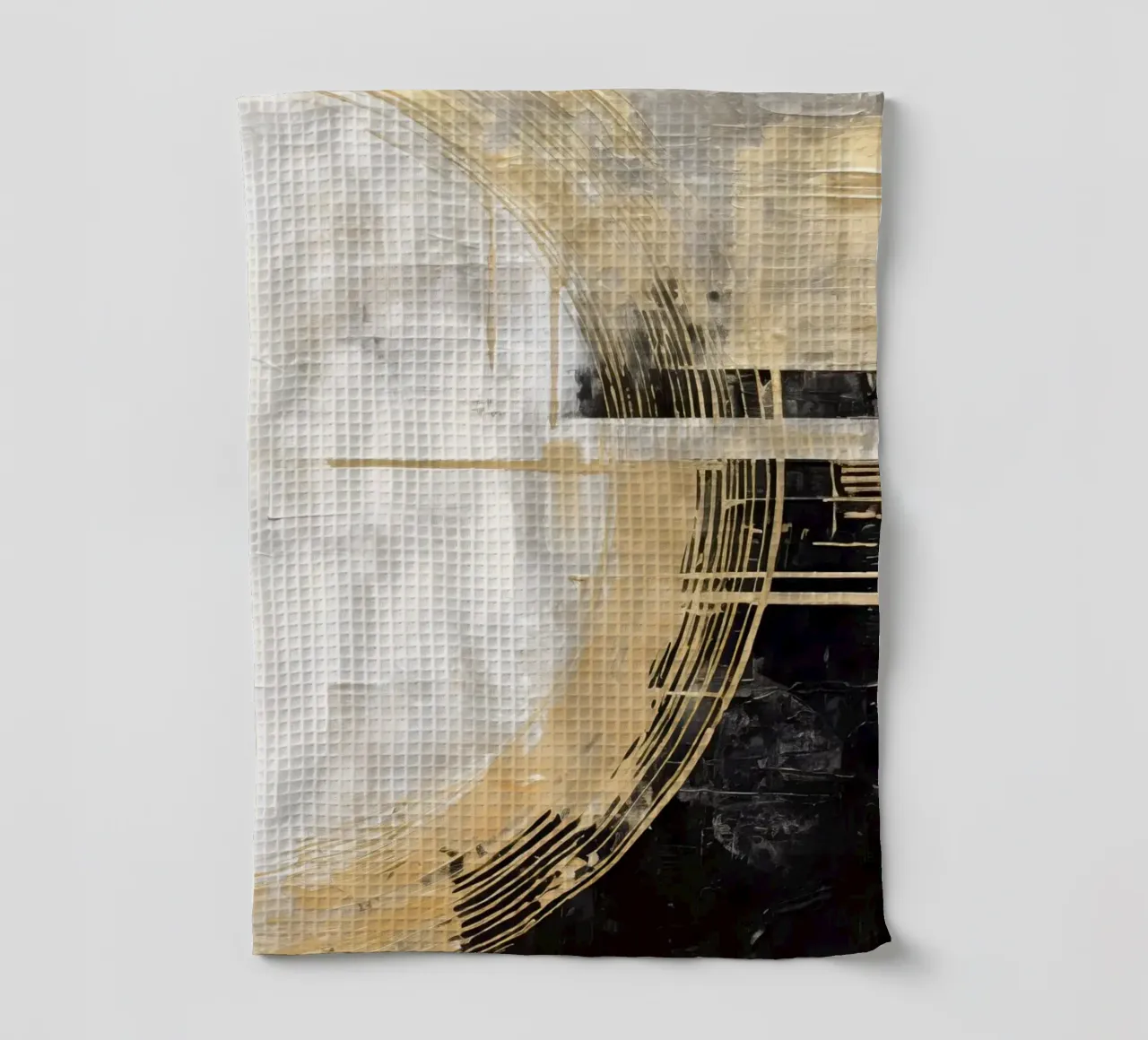 ABSTRAKTE KUNST Echo des Universums torchon de Melanie Viola