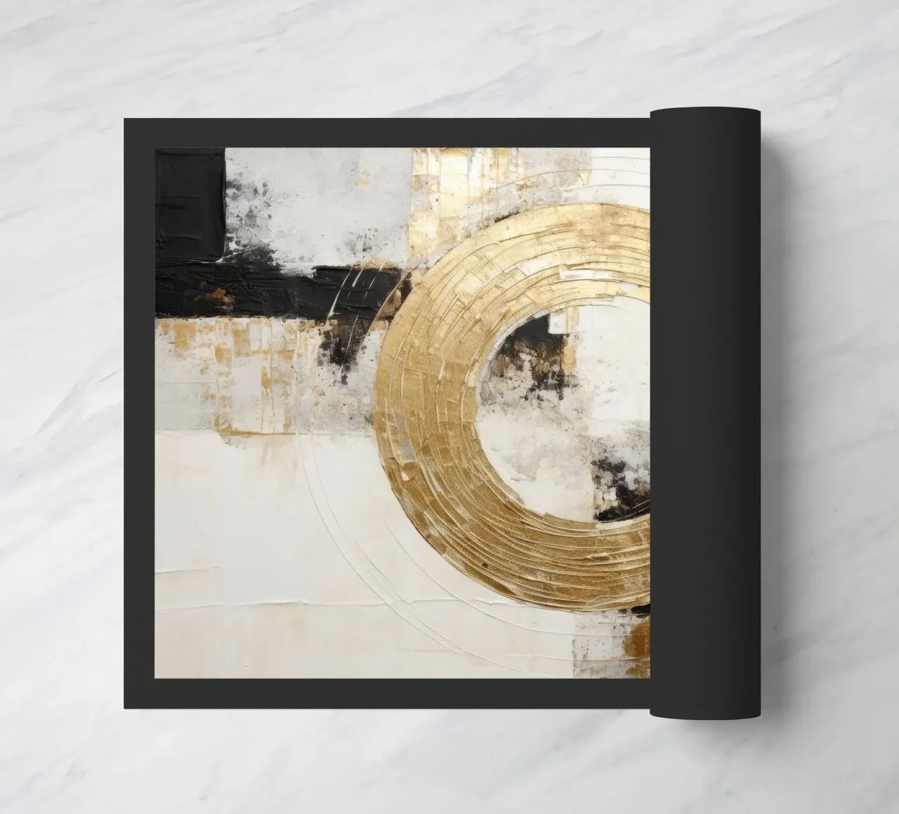 ABSTRACT ART Ciclo metallico zerbino da Melanie Viola