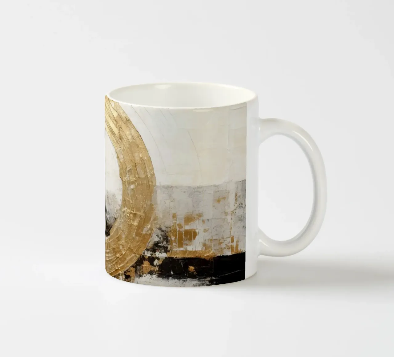 ABSTRACT ART Ciclo metallico tazza in ceramica da Melanie Viola
