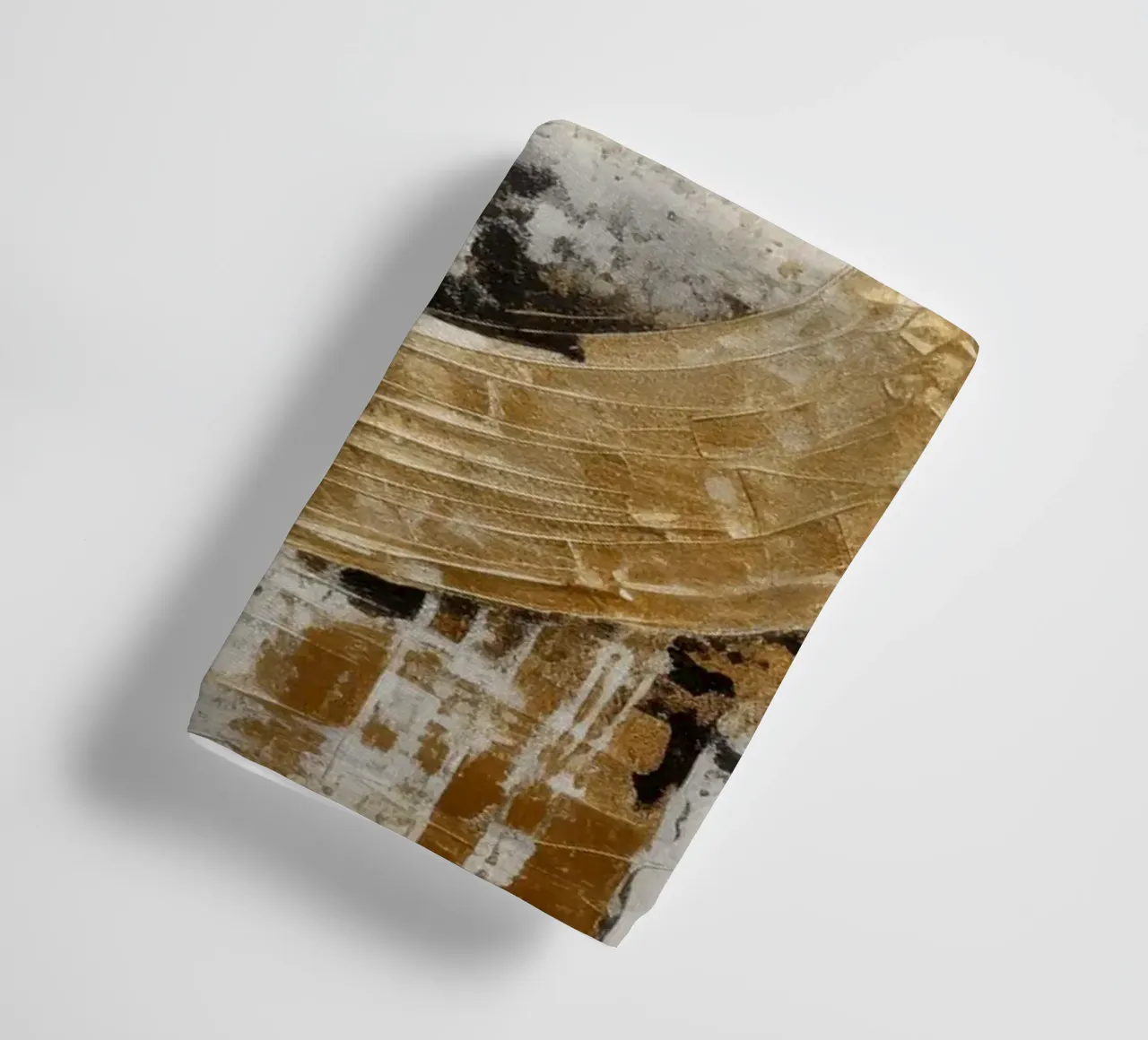 ABSTRACT ART Metallic cycle towel by Melanie Viola