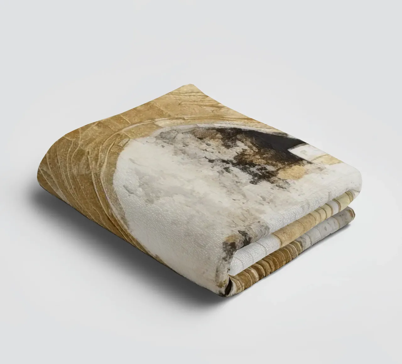 ABSTRACT ART Metallic cycle towel by Melanie Viola