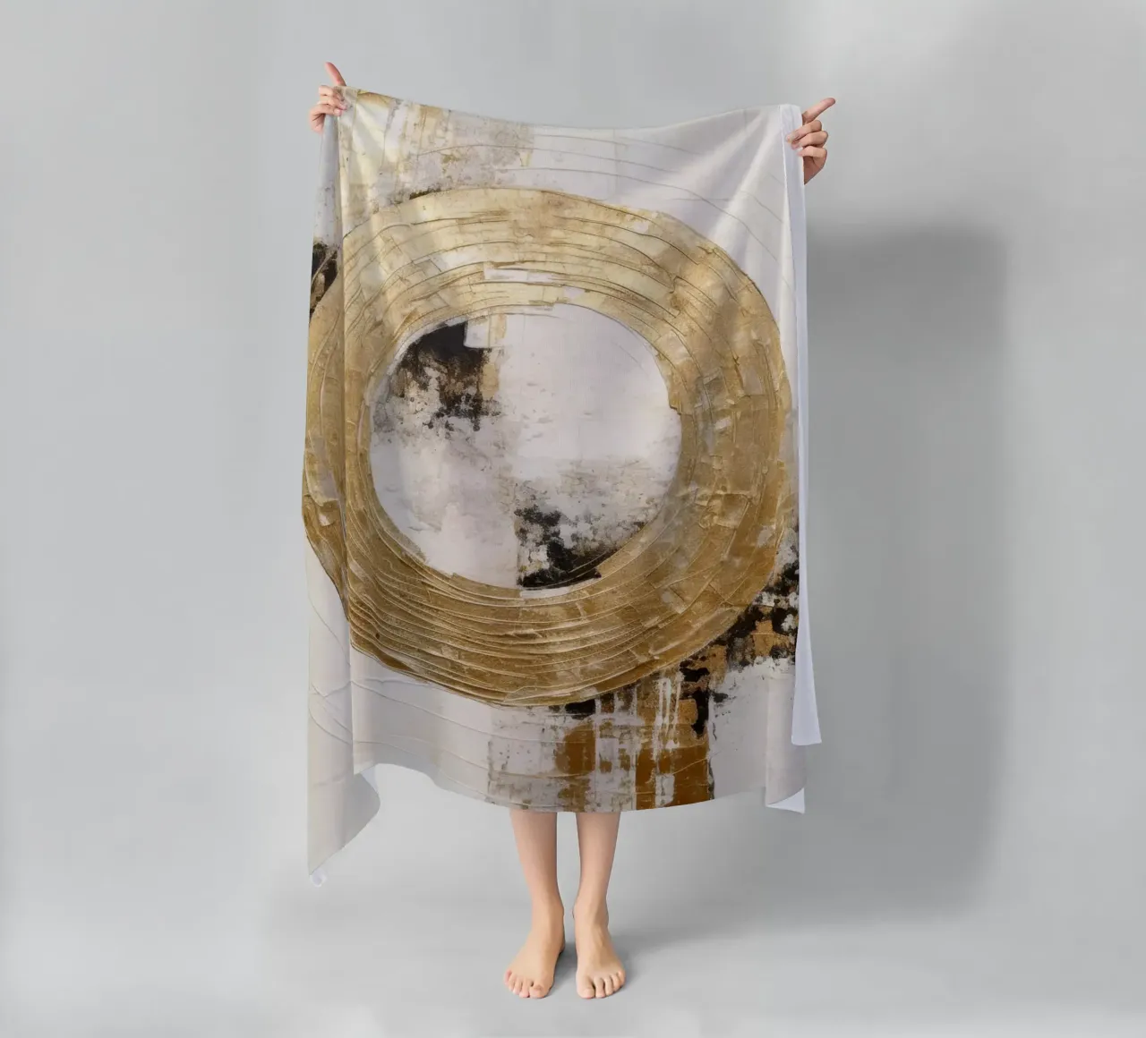 ABSTRACT ART Ciclo metallico telo mare da Melanie Viola