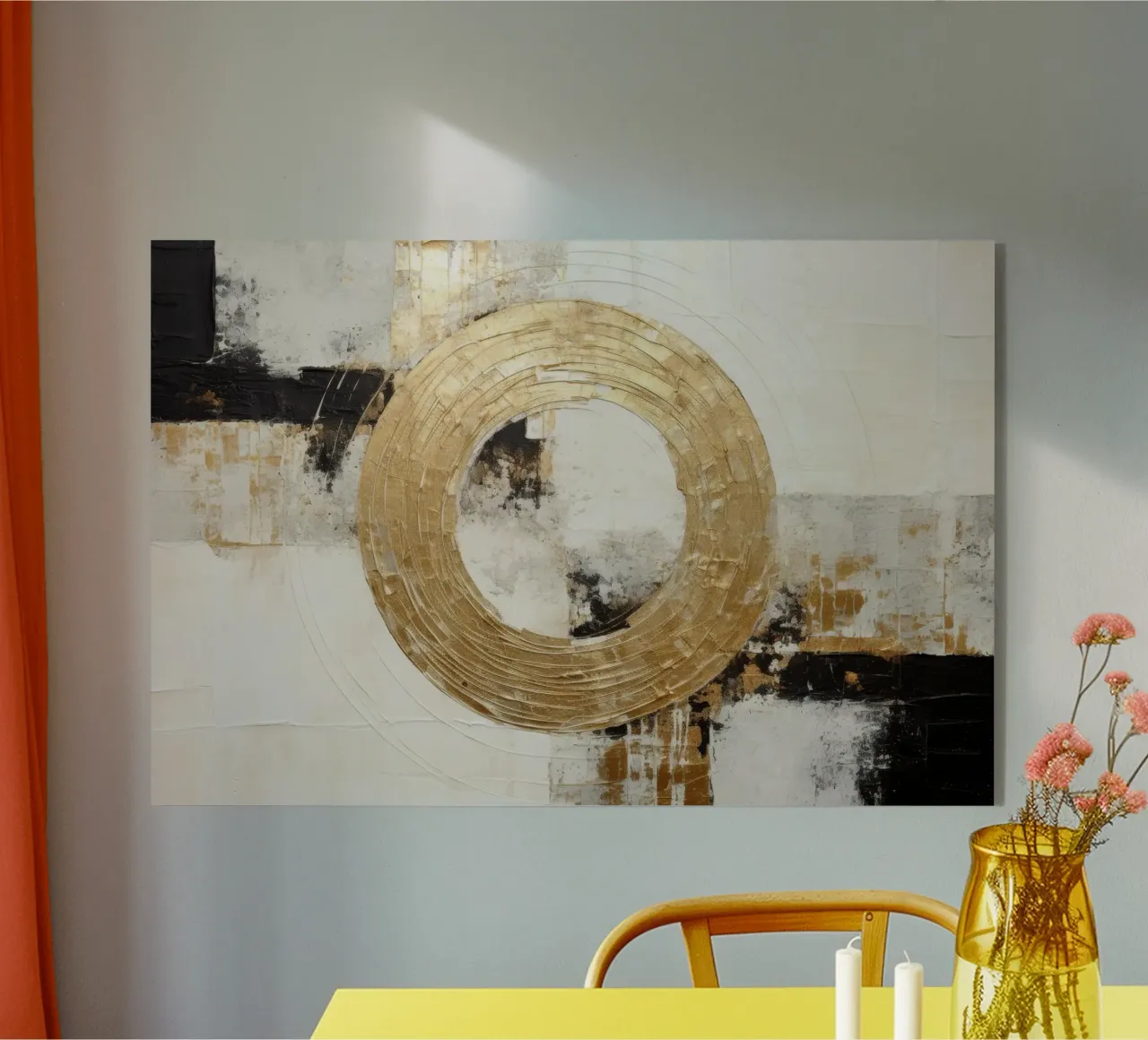 ABSTRACT ART Ciclo metallico plexiglass da Melanie Viola