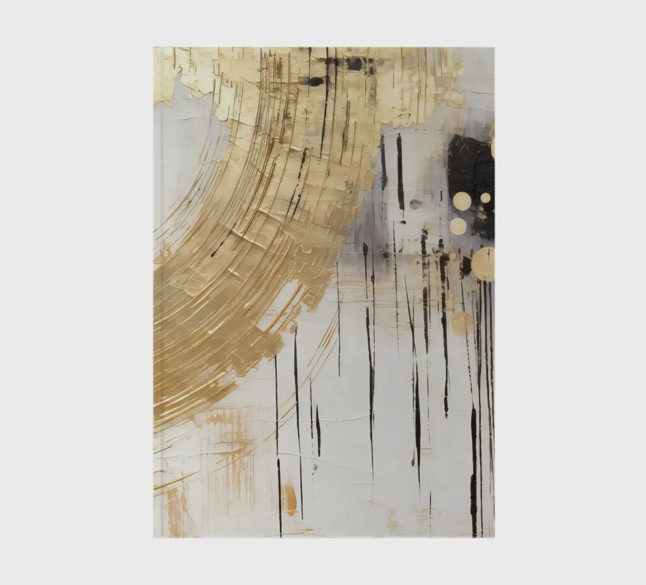 ABSTRAKTE KUNST Luxury in motion notebook by Melanie Viola