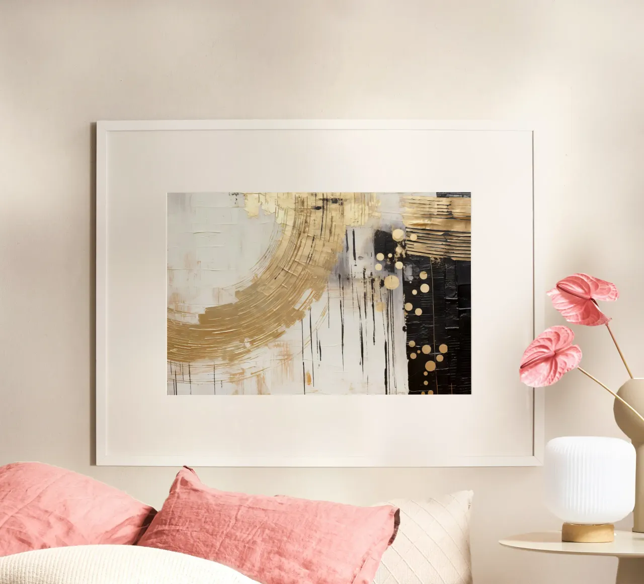 ABSTRAKTE KUNST Lusso in movimento poster da Melanie Viola