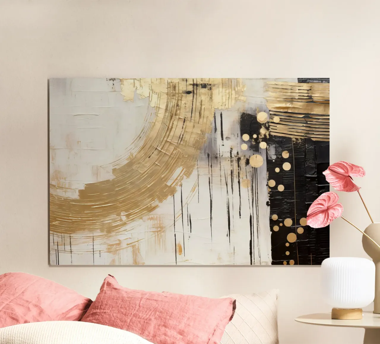 ABSTRAKTE KUNST Lusso in movimento poster da Melanie Viola