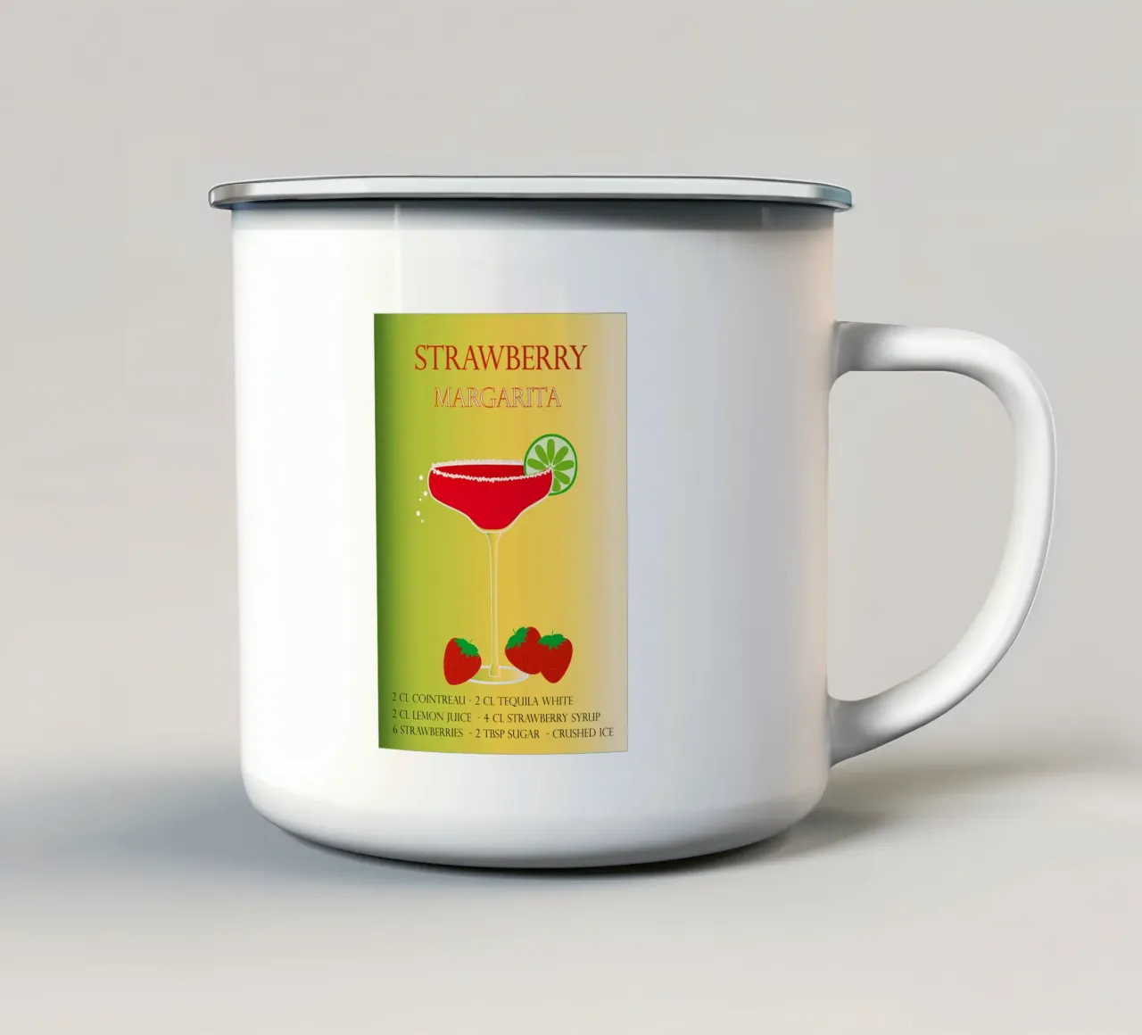 Strawberry Margarita tazza in smalto da SunflowerDE