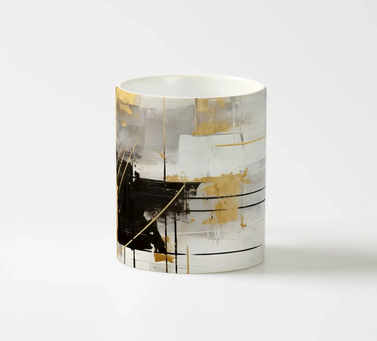 ABSTRACT ART Silenzio dinamico tazza in ceramica da Melanie Viola