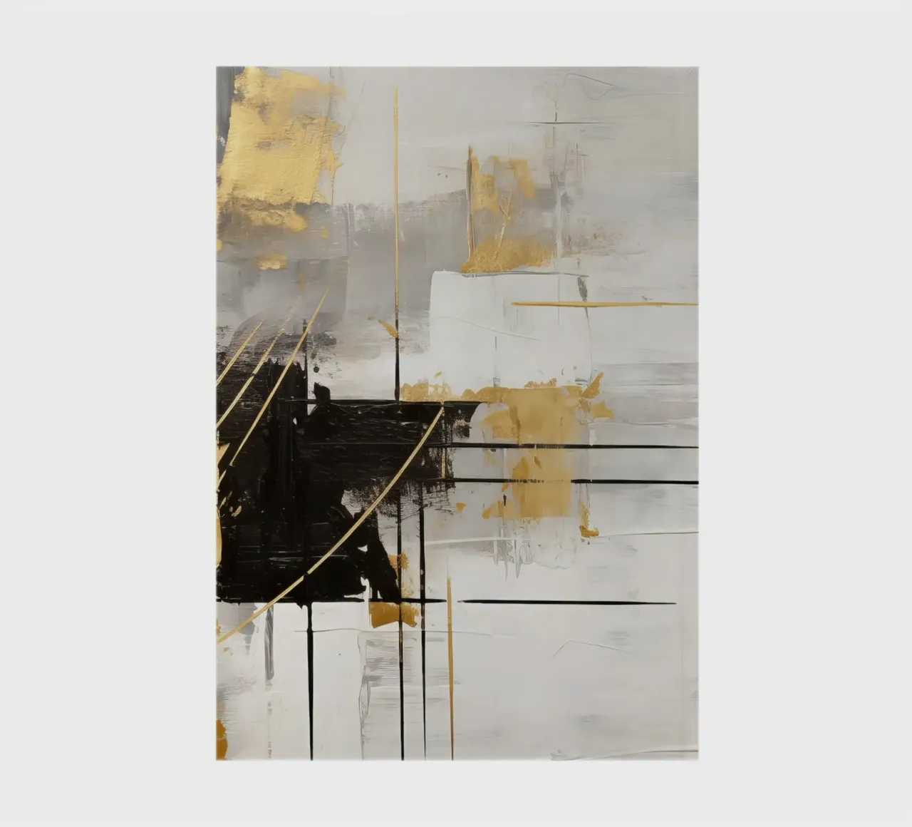 ABSTRACT ART Dynamic silence notebook by Melanie Viola